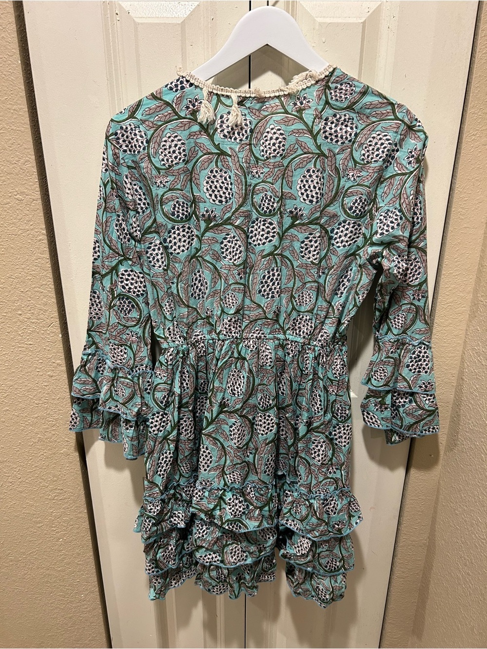 Karma Highway Ruffle Tiered Bohemian Romantic Feminine Unique Artsy,size M - Picture 2 of 8
